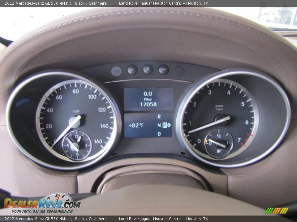 2012 Mercedes-Benz GL 550 4Matic Black / Cashmere Photo #17