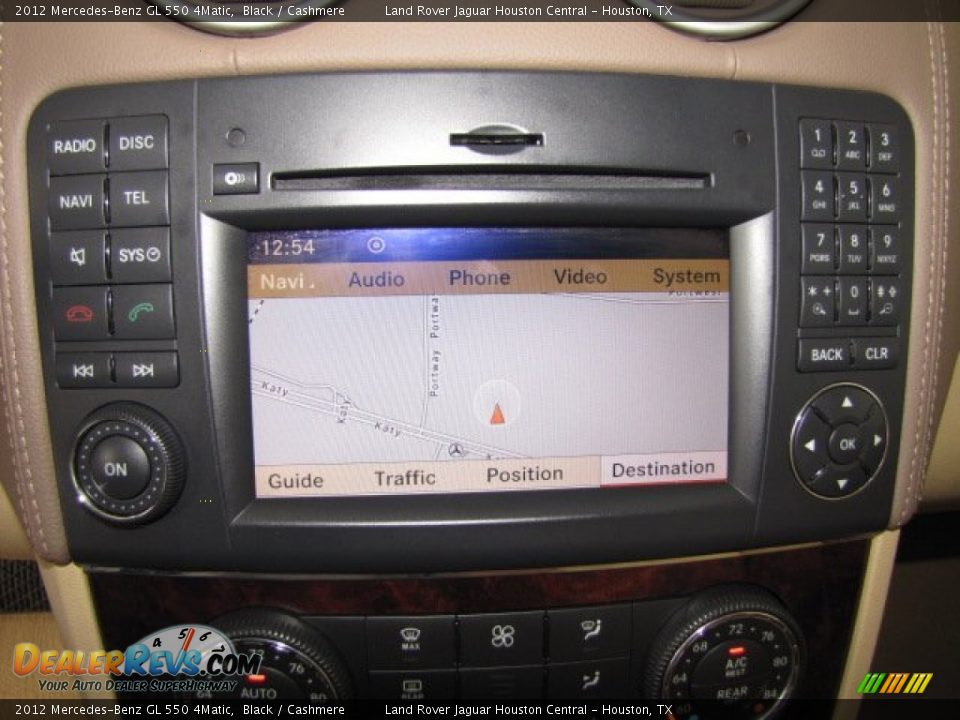 2012 Mercedes-Benz GL 550 4Matic Black / Cashmere Photo #21
