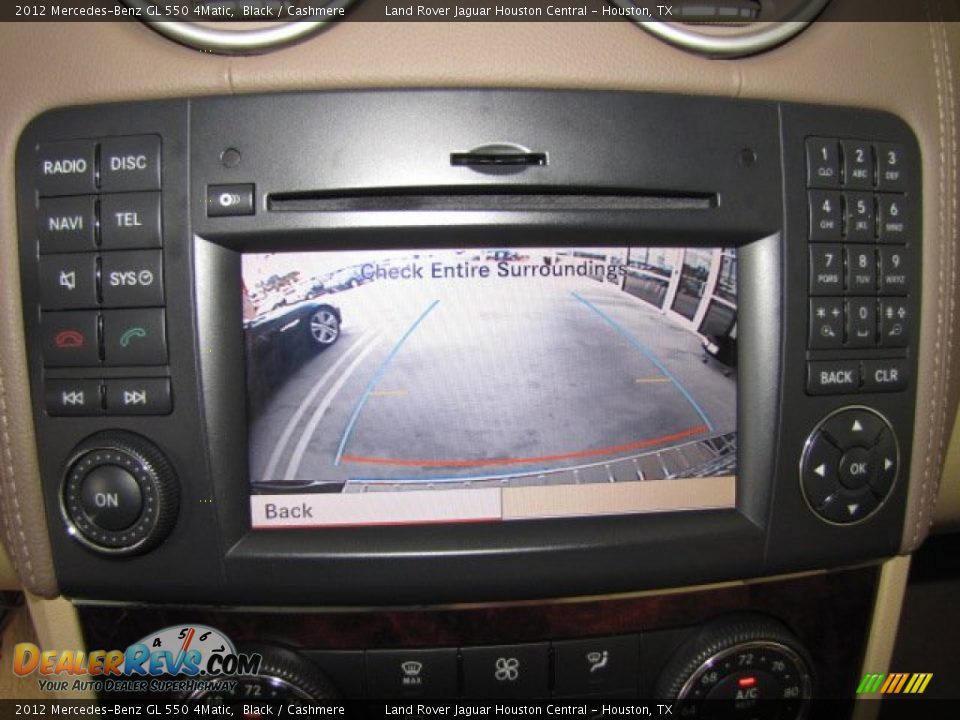 2012 Mercedes-Benz GL 550 4Matic Black / Cashmere Photo #22
