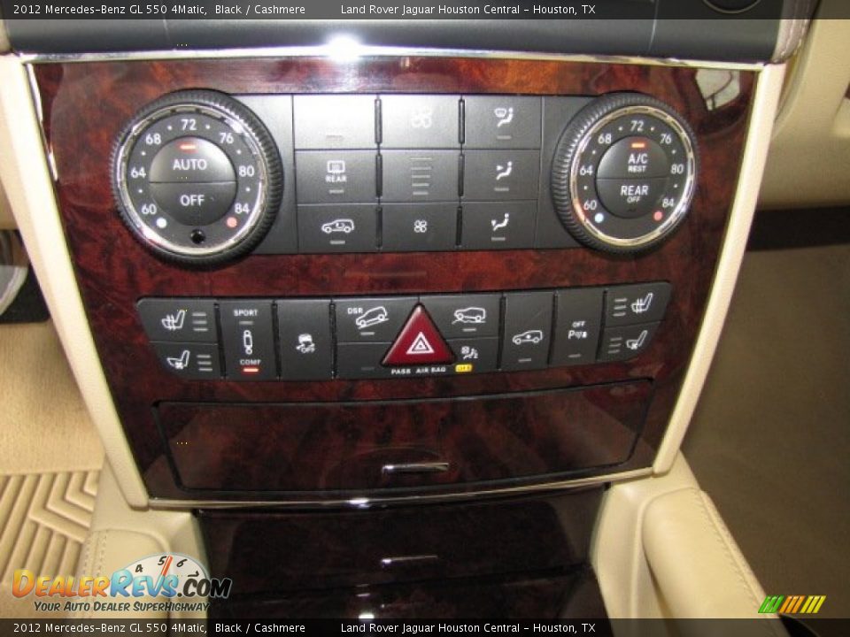 2012 Mercedes-Benz GL 550 4Matic Black / Cashmere Photo #23