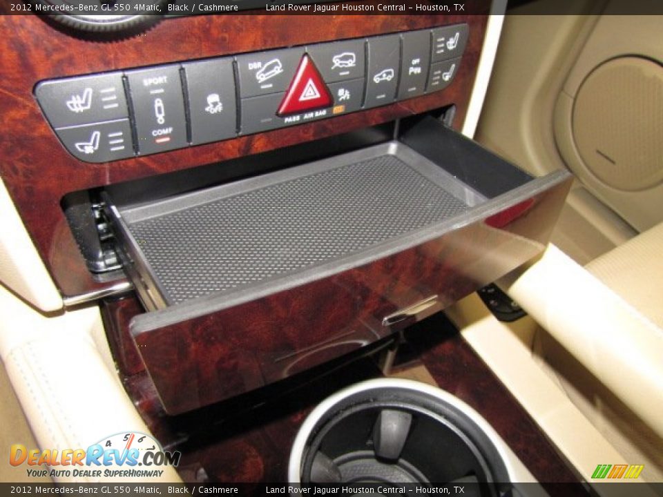 2012 Mercedes-Benz GL 550 4Matic Black / Cashmere Photo #25
