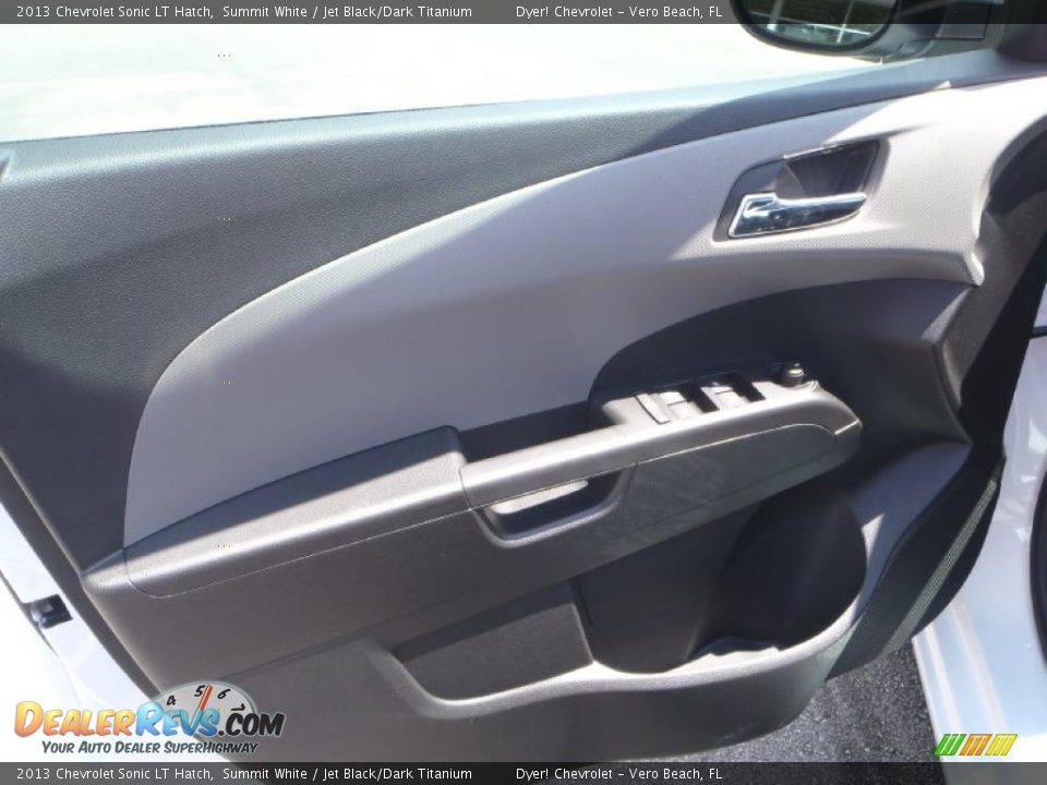 2013 Chevrolet Sonic LT Hatch Summit White / Jet Black/Dark Titanium Photo #8