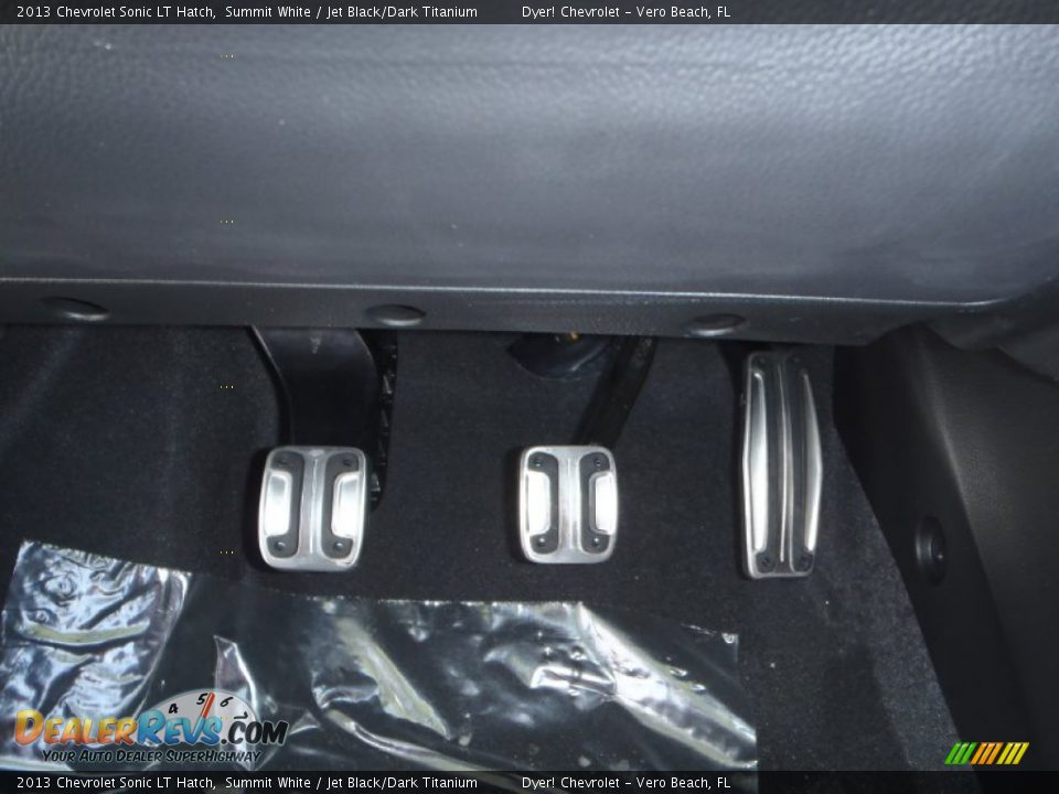 2013 Chevrolet Sonic LT Hatch Summit White / Jet Black/Dark Titanium Photo #12