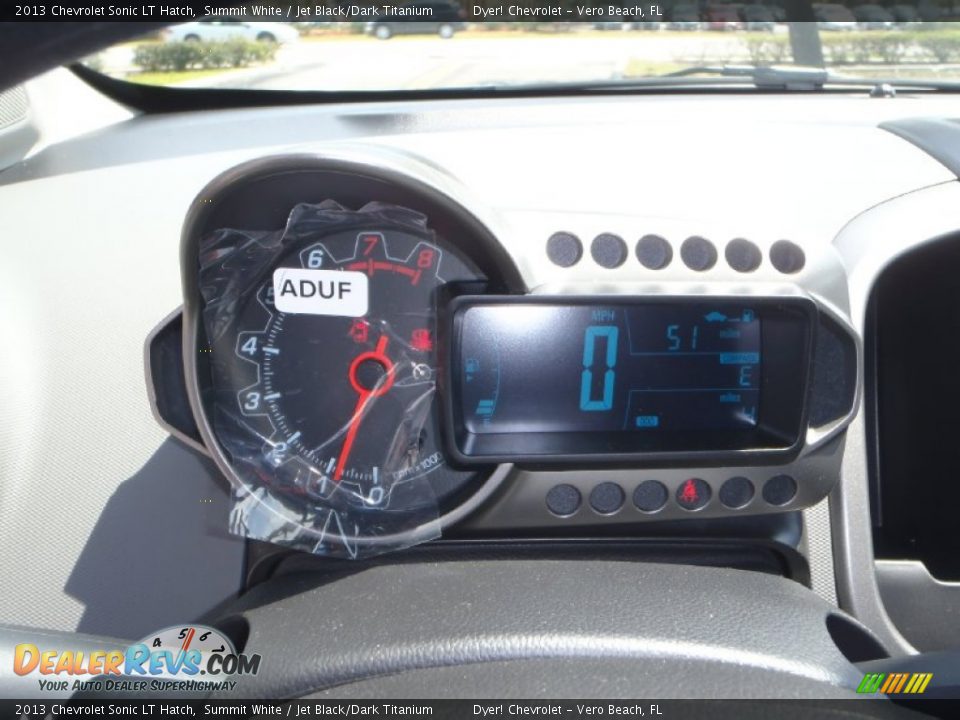 2013 Chevrolet Sonic LT Hatch Summit White / Jet Black/Dark Titanium Photo #13
