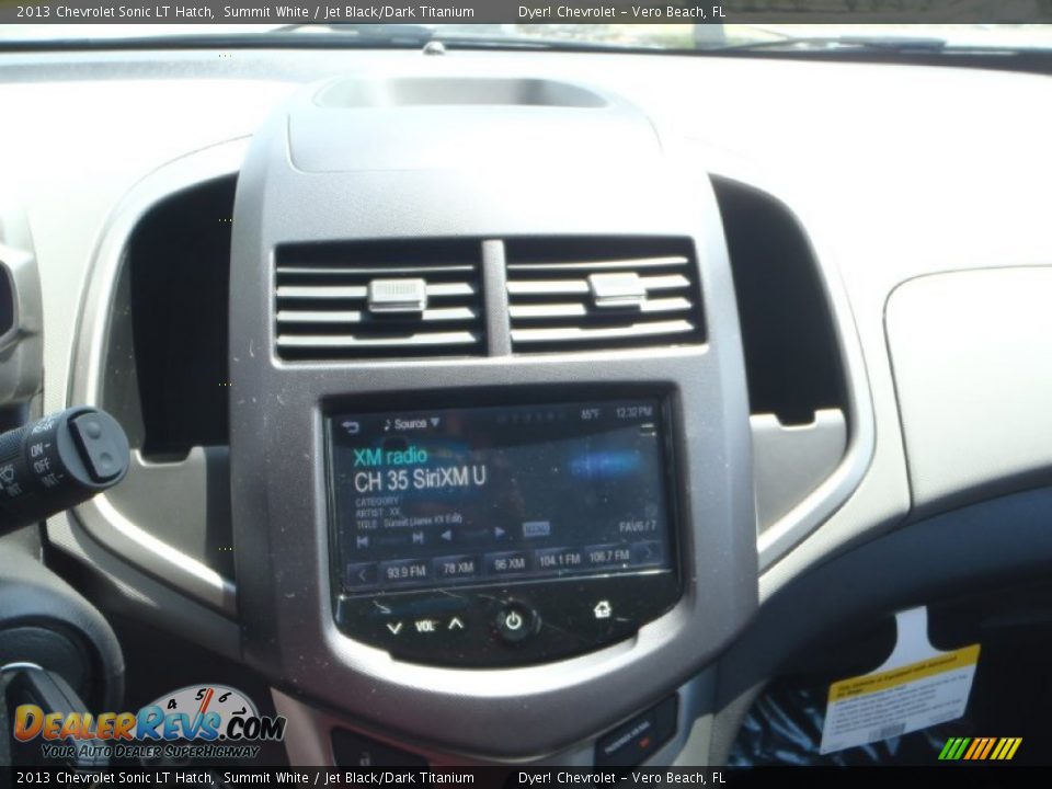 2013 Chevrolet Sonic LT Hatch Summit White / Jet Black/Dark Titanium Photo #14