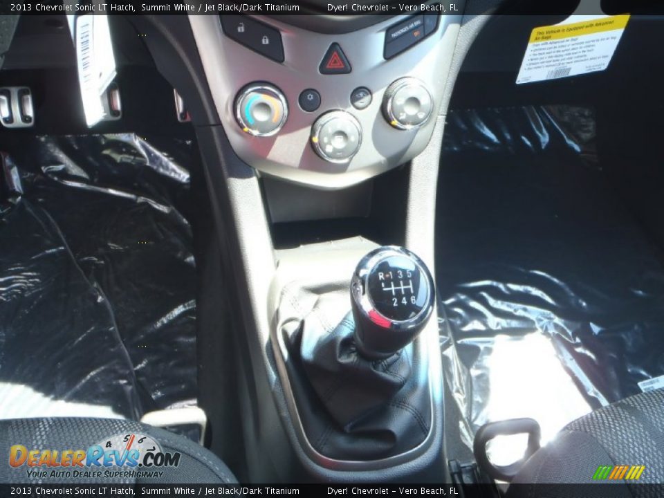2013 Chevrolet Sonic LT Hatch Summit White / Jet Black/Dark Titanium Photo #15