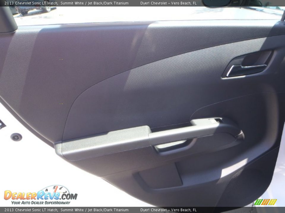 2013 Chevrolet Sonic LT Hatch Summit White / Jet Black/Dark Titanium Photo #17