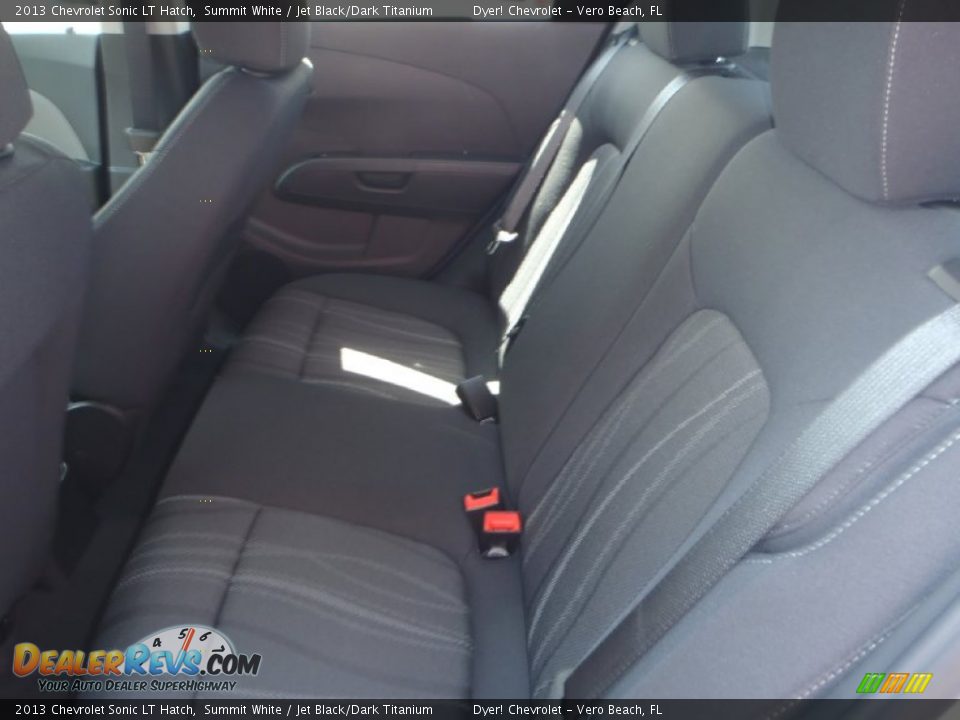 2013 Chevrolet Sonic LT Hatch Summit White / Jet Black/Dark Titanium Photo #18