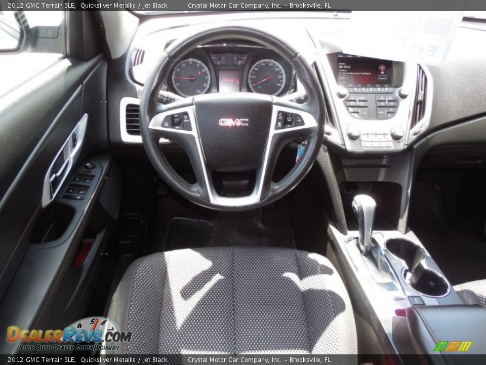 2012 GMC Terrain SLE Quicksilver Metallic / Jet Black Photo #6