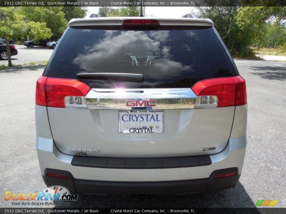 2012 GMC Terrain SLE Quicksilver Metallic / Jet Black Photo #8