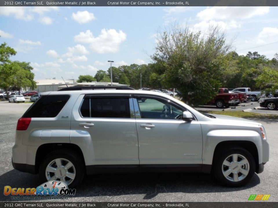 2012 GMC Terrain SLE Quicksilver Metallic / Jet Black Photo #10