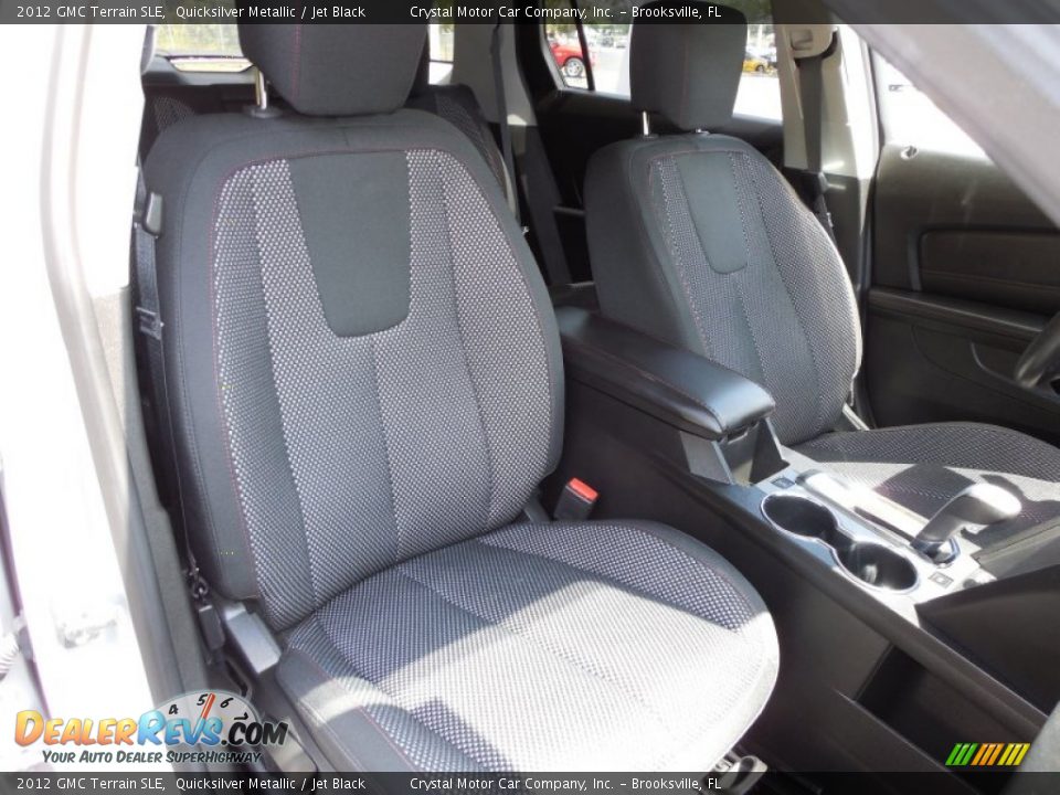 2012 GMC Terrain SLE Quicksilver Metallic / Jet Black Photo #13