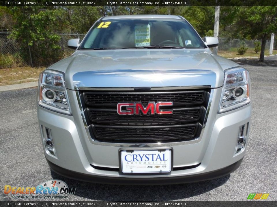 2012 GMC Terrain SLE Quicksilver Metallic / Jet Black Photo #14
