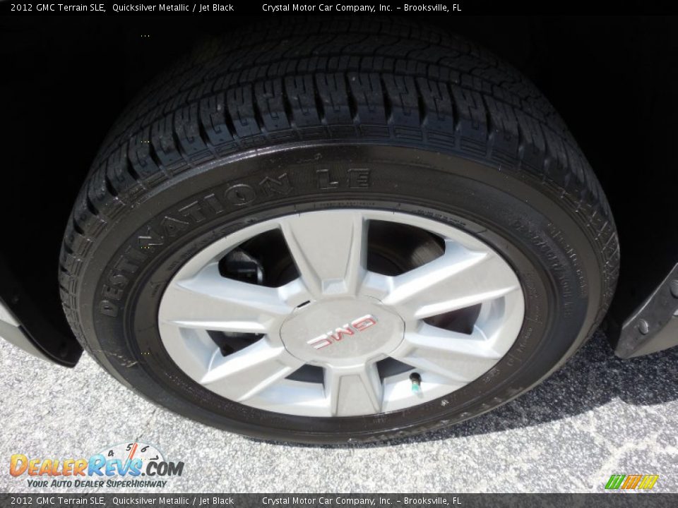 2012 GMC Terrain SLE Quicksilver Metallic / Jet Black Photo #15