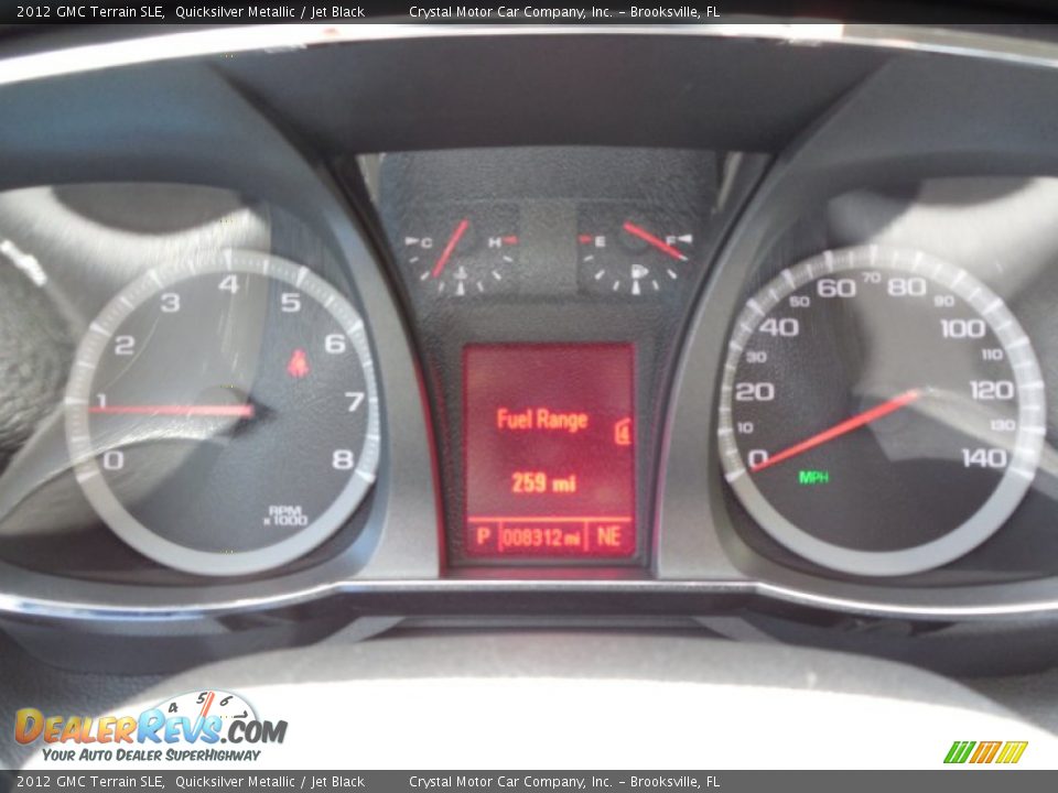 2012 GMC Terrain SLE Quicksilver Metallic / Jet Black Photo #19