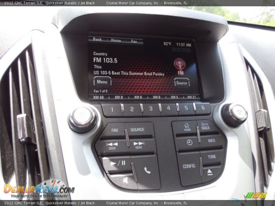 2012 GMC Terrain SLE Quicksilver Metallic / Jet Black Photo #20