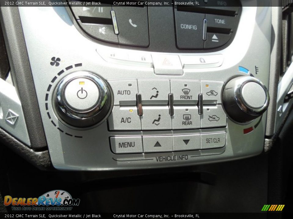 2012 GMC Terrain SLE Quicksilver Metallic / Jet Black Photo #21