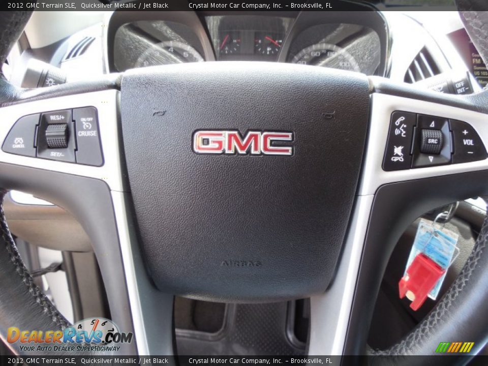 2012 GMC Terrain SLE Quicksilver Metallic / Jet Black Photo #22