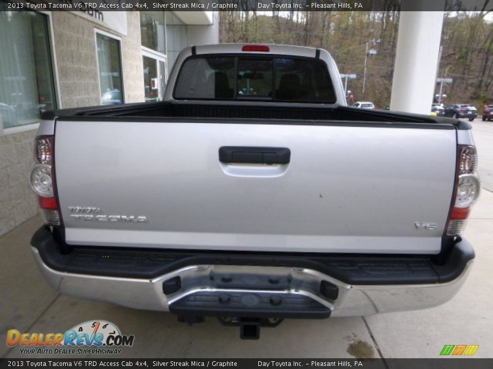 2013 Toyota Tacoma V6 TRD Access Cab 4x4 Silver Streak Mica / Graphite Photo #3