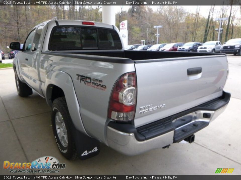 2013 Toyota Tacoma V6 TRD Access Cab 4x4 Silver Streak Mica / Graphite Photo #4