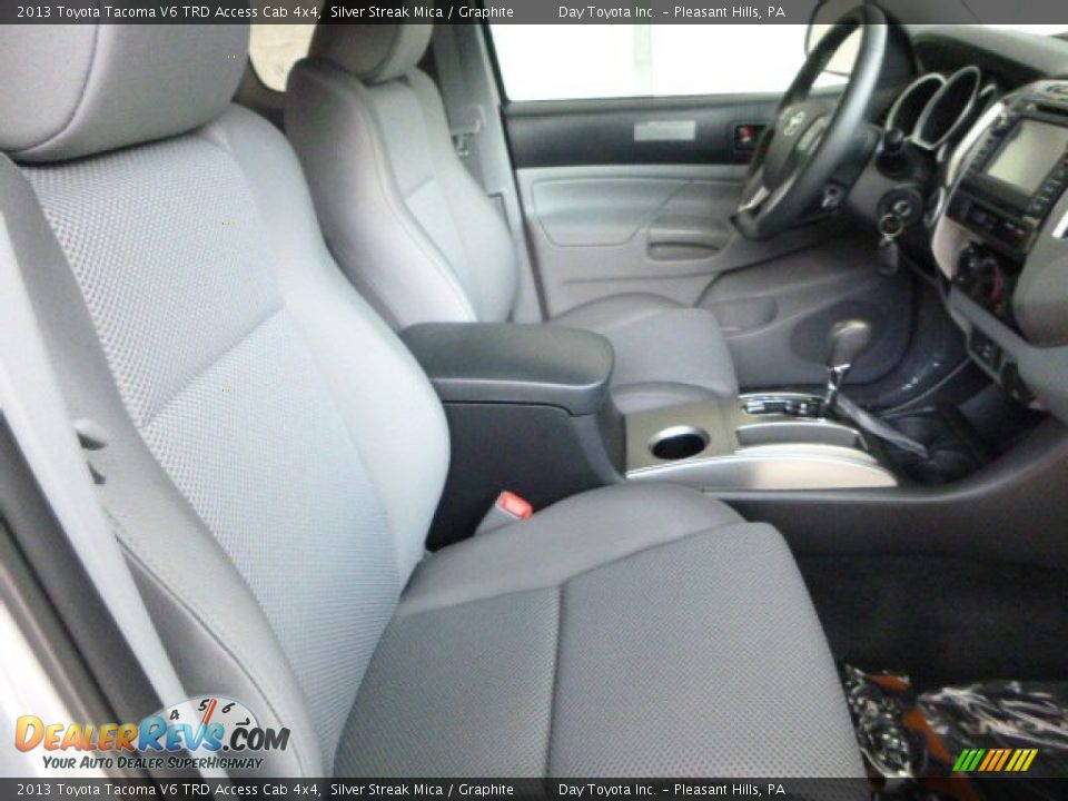 2013 Toyota Tacoma V6 TRD Access Cab 4x4 Silver Streak Mica / Graphite Photo #9