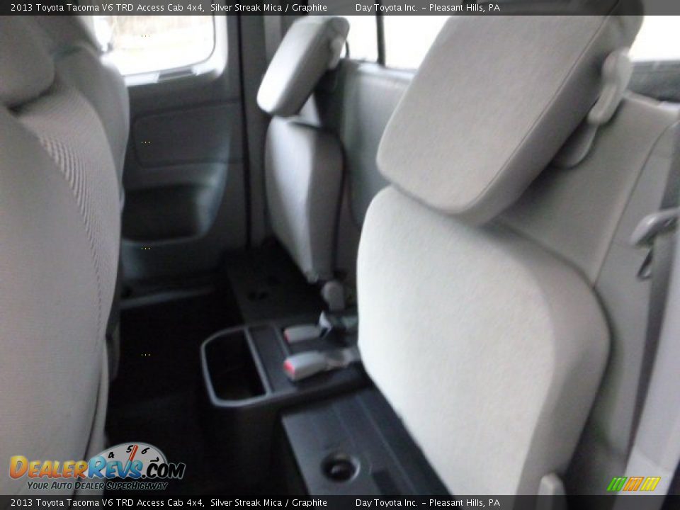 2013 Toyota Tacoma V6 TRD Access Cab 4x4 Silver Streak Mica / Graphite Photo #14