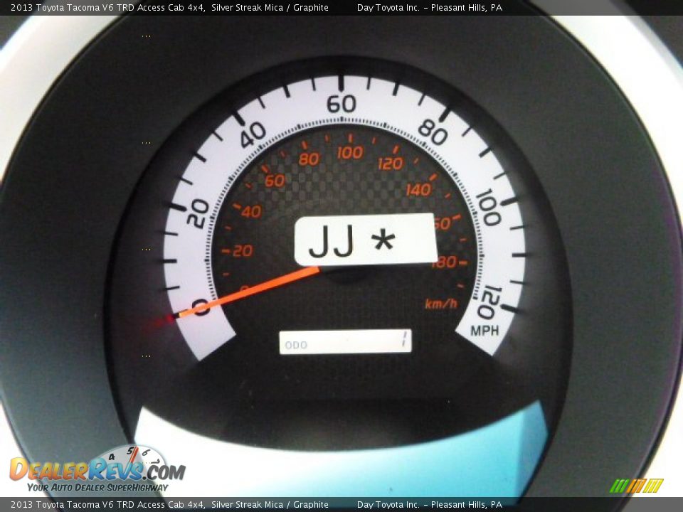 2013 Toyota Tacoma V6 TRD Access Cab 4x4 Silver Streak Mica / Graphite Photo #19