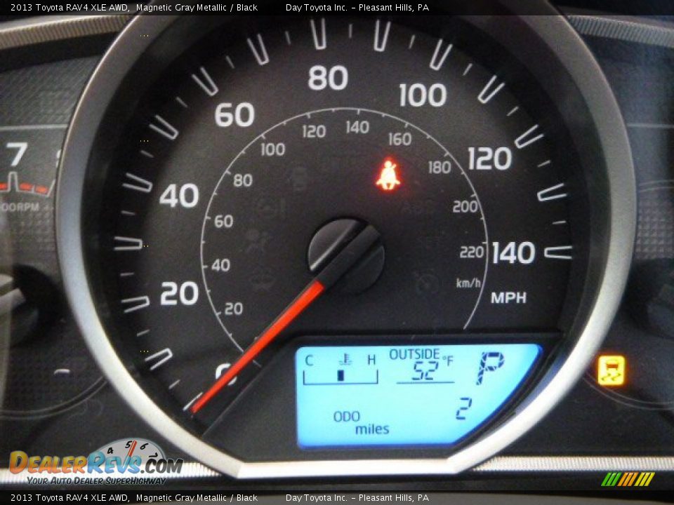 2013 Toyota RAV4 XLE AWD Magnetic Gray Metallic / Black Photo #20