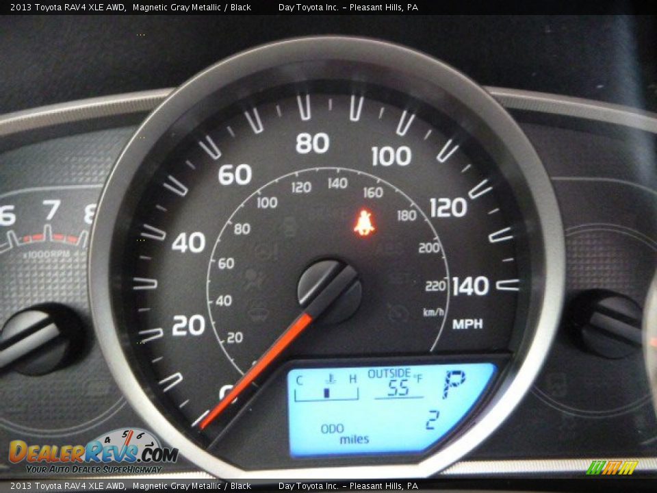 2013 Toyota RAV4 XLE AWD Magnetic Gray Metallic / Black Photo #20