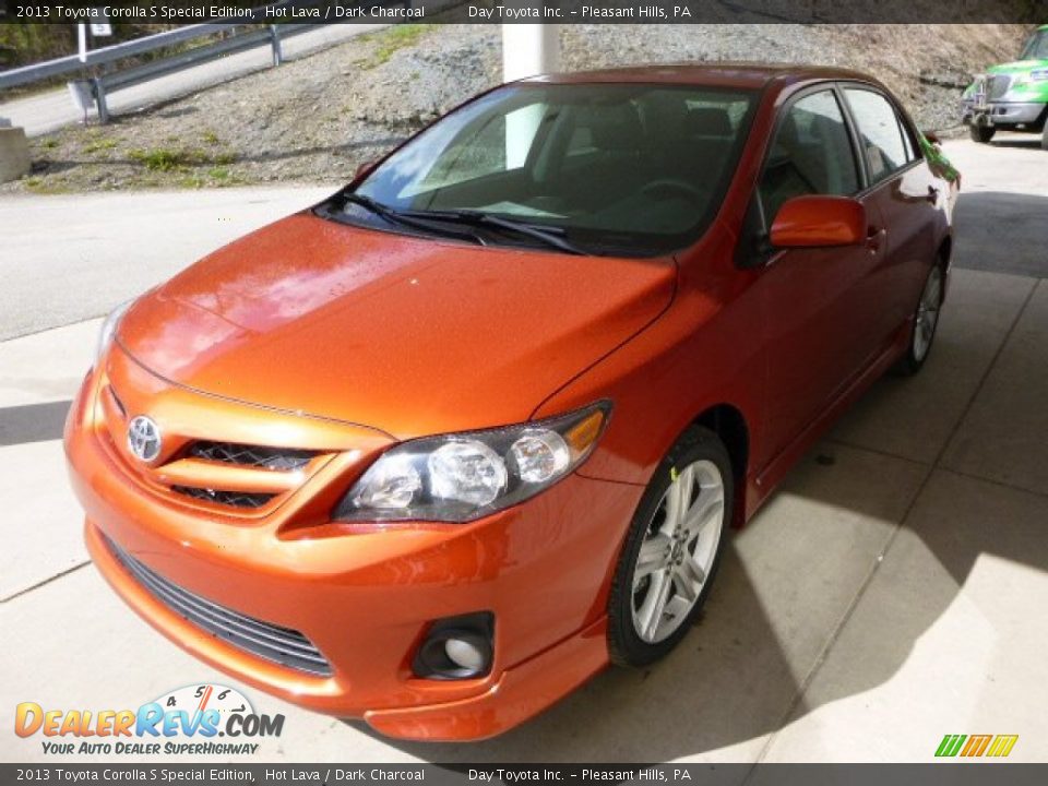 2013 Toyota Corolla S Special Edition Hot Lava / Dark Charcoal Photo #5