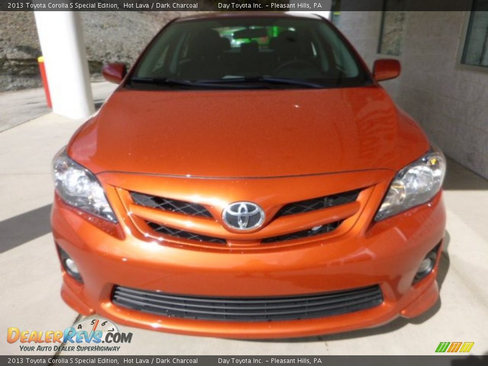 2013 Toyota Corolla S Special Edition Hot Lava / Dark Charcoal Photo #6