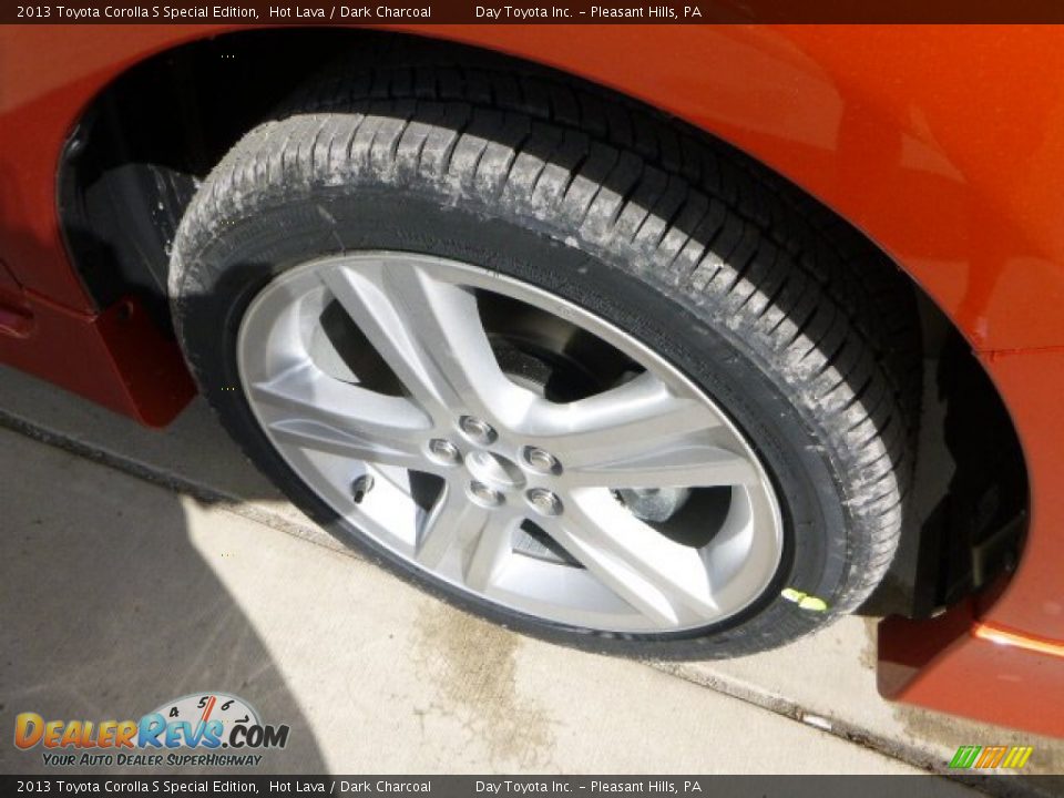 2013 Toyota Corolla S Special Edition Hot Lava / Dark Charcoal Photo #8