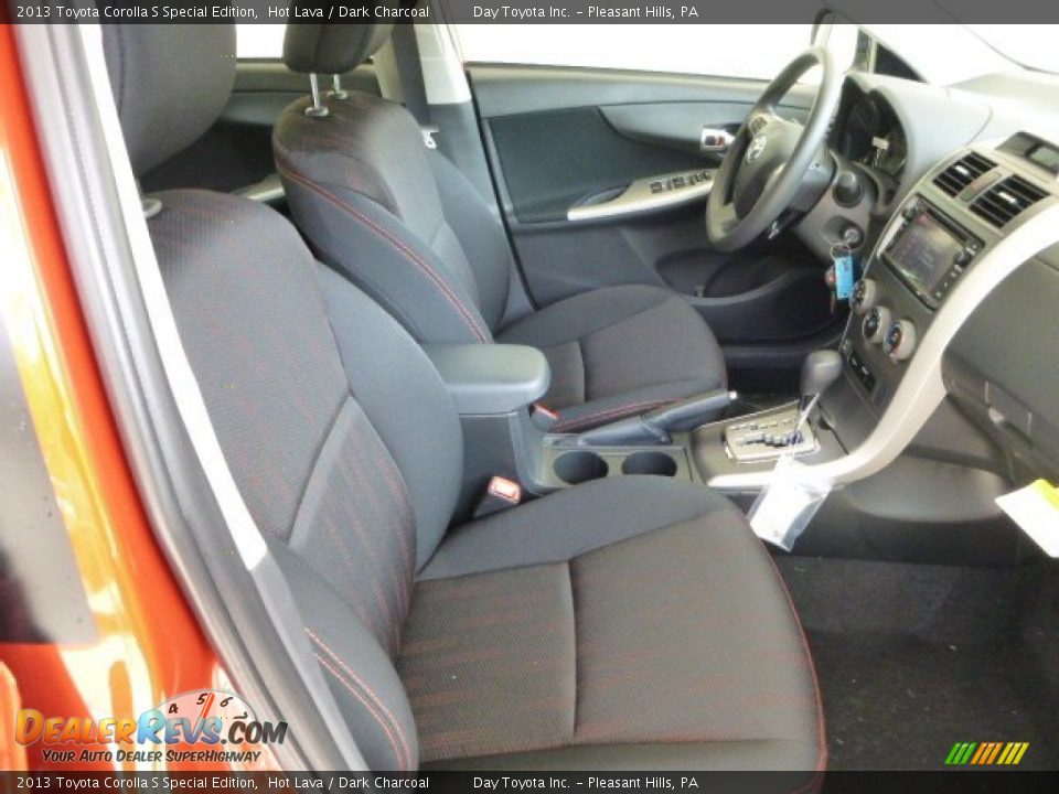 2013 Toyota Corolla S Special Edition Hot Lava / Dark Charcoal Photo #9