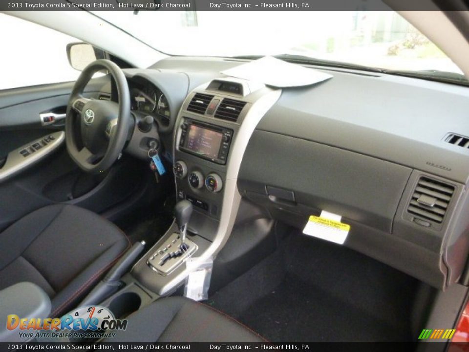 2013 Toyota Corolla S Special Edition Hot Lava / Dark Charcoal Photo #10