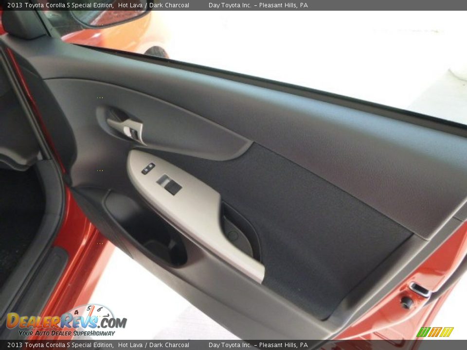 2013 Toyota Corolla S Special Edition Hot Lava / Dark Charcoal Photo #11