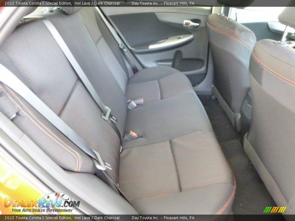2013 Toyota Corolla S Special Edition Hot Lava / Dark Charcoal Photo #12