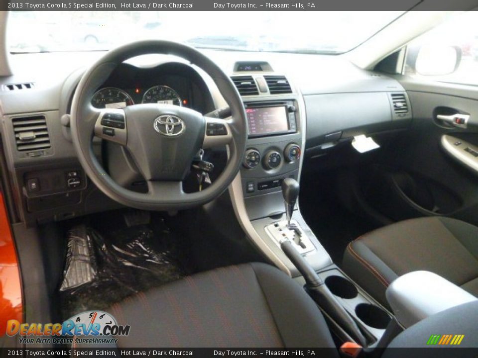 2013 Toyota Corolla S Special Edition Hot Lava / Dark Charcoal Photo #14