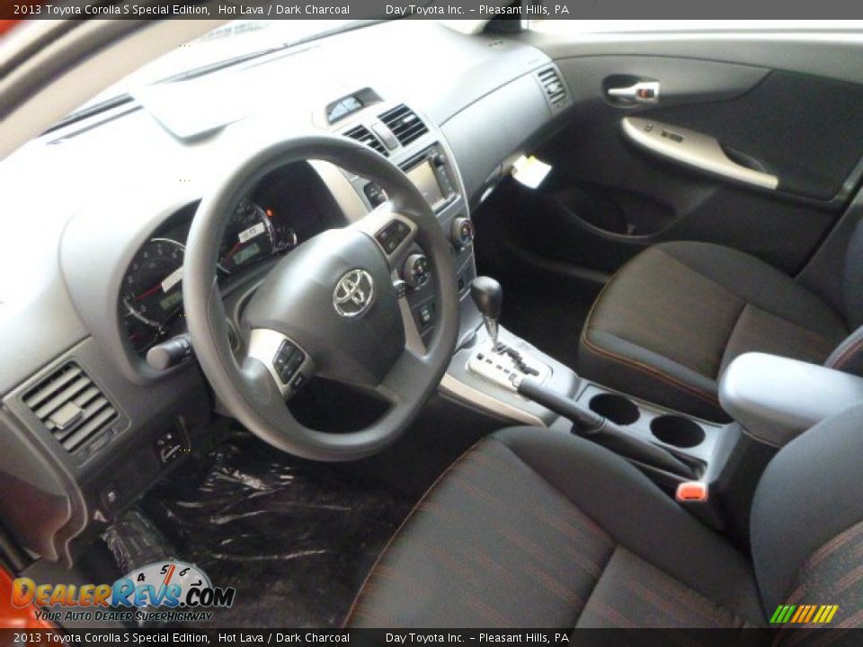 2013 Toyota Corolla S Special Edition Hot Lava / Dark Charcoal Photo #16
