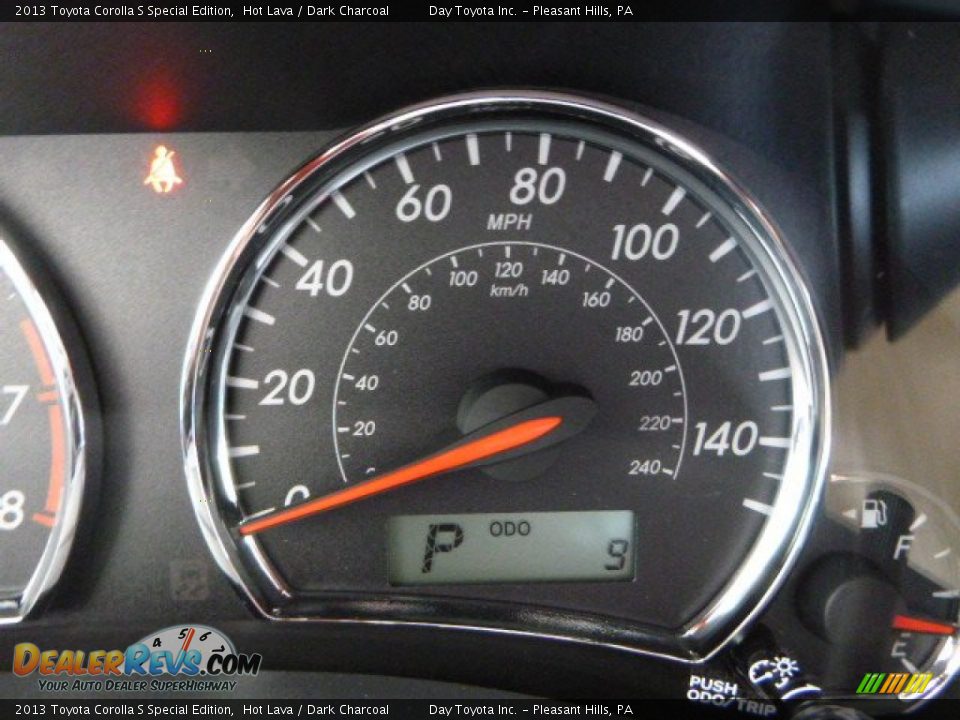 2013 Toyota Corolla S Special Edition Hot Lava / Dark Charcoal Photo #19