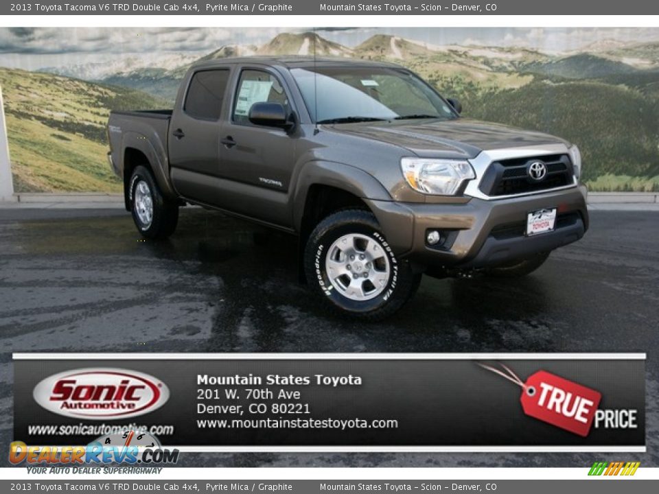 2013 Toyota Tacoma V6 TRD Double Cab 4x4 Pyrite Mica / Graphite Photo #1