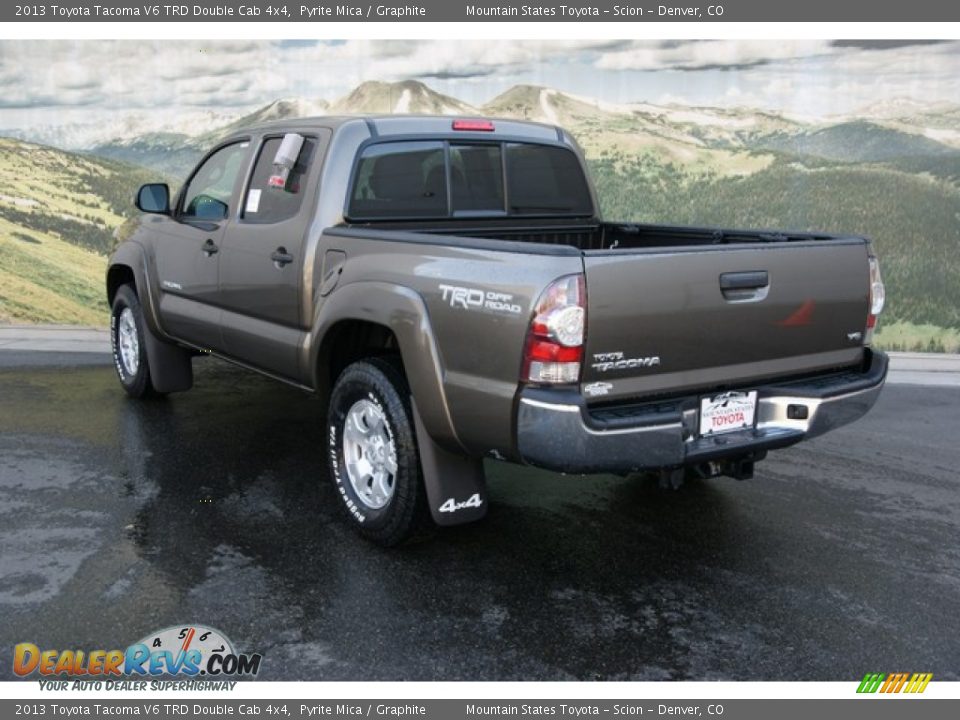 2013 Toyota Tacoma V6 TRD Double Cab 4x4 Pyrite Mica / Graphite Photo #2