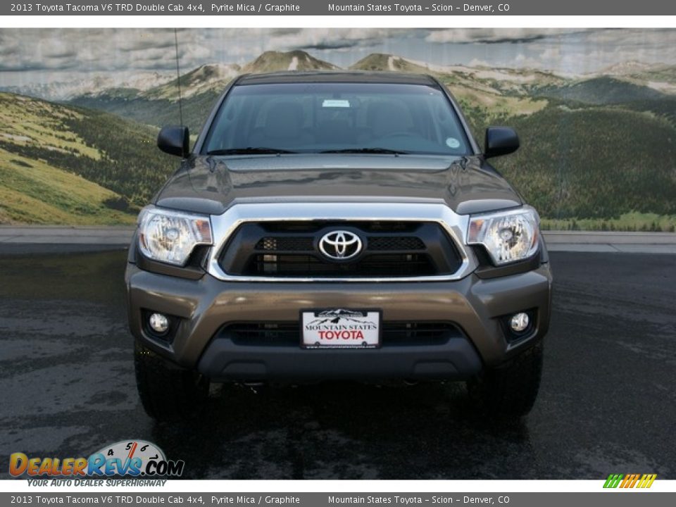 2013 Toyota Tacoma V6 TRD Double Cab 4x4 Pyrite Mica / Graphite Photo #3