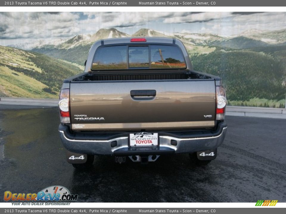 2013 Toyota Tacoma V6 TRD Double Cab 4x4 Pyrite Mica / Graphite Photo #4