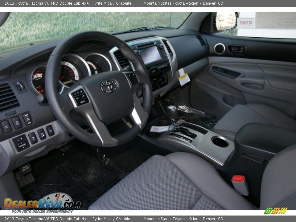 2013 Toyota Tacoma V6 TRD Double Cab 4x4 Pyrite Mica / Graphite Photo #5