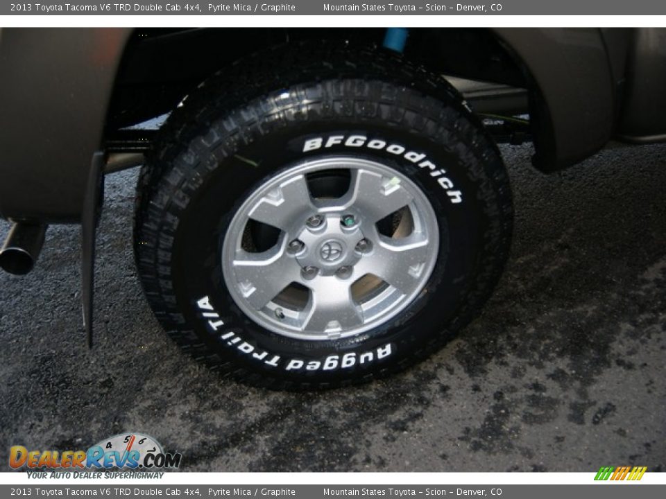 2013 Toyota Tacoma V6 TRD Double Cab 4x4 Pyrite Mica / Graphite Photo #9