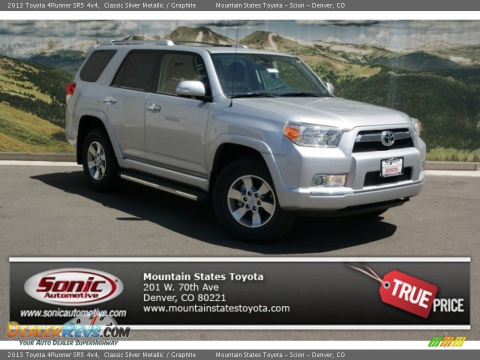 2013 Toyota 4Runner SR5 4x4 Classic Silver Metallic / Graphite Photo #1