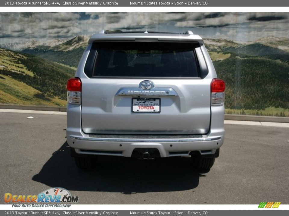 2013 Toyota 4Runner SR5 4x4 Classic Silver Metallic / Graphite Photo #4