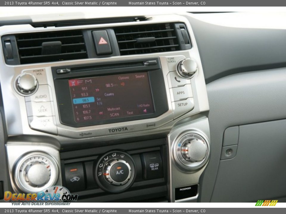 2013 Toyota 4Runner SR5 4x4 Classic Silver Metallic / Graphite Photo #6