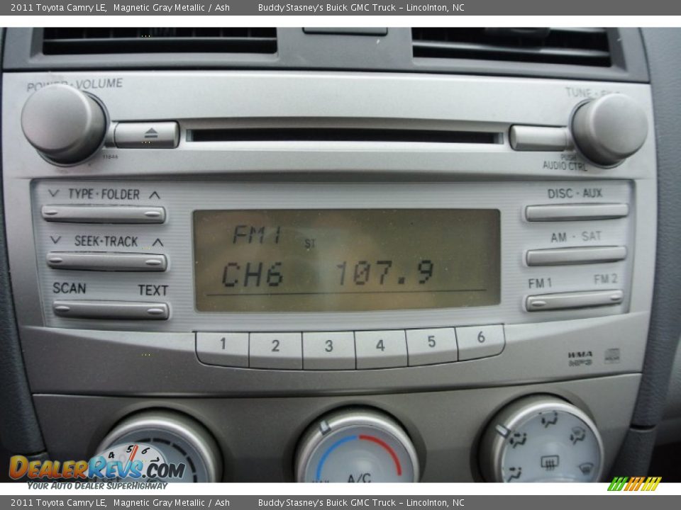 2011 Toyota Camry LE Magnetic Gray Metallic / Ash Photo #10