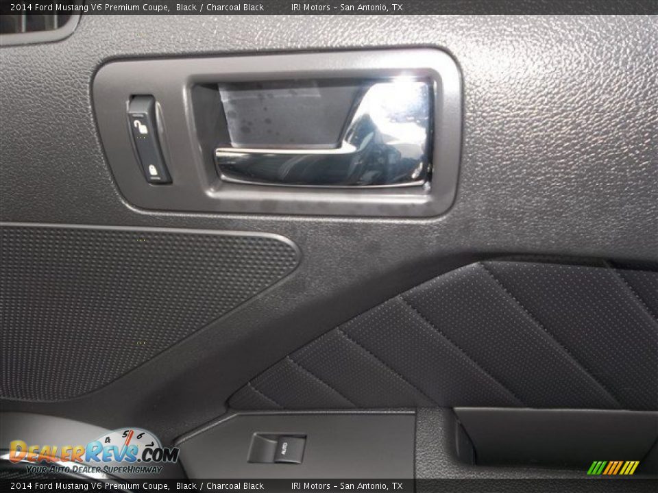 2014 Ford Mustang V6 Premium Coupe Black / Charcoal Black Photo #12